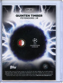 2024-25 Topps Chrome UEFA Club Comps Quinten Timber Circle of Power