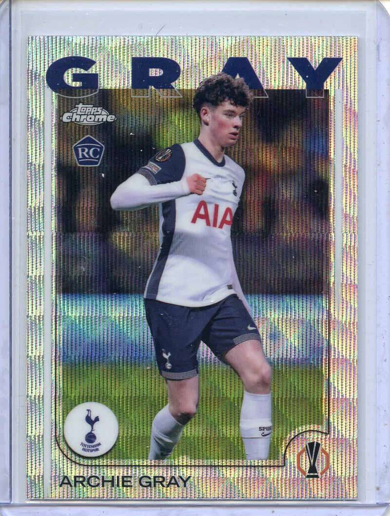 2024-25 Topps Chrome UEFA Club Comps Archie Gray Wave