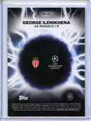 2024-25 Topps Chrome UEFA Club Comps George Ilenikhena Circle of Power