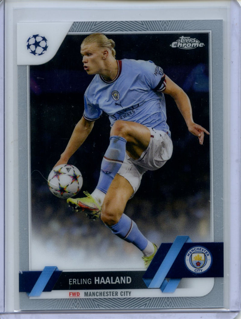 2022-23 Topps Chrome UEFA Club Competitions Erling Haaland