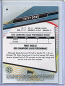 2020-21 Topps Finest UEFA Champions League Jeremy Doku