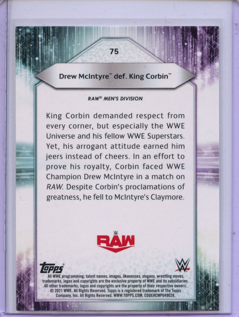 2021 Topps WWE Drew McIntyre Def. King Corbin