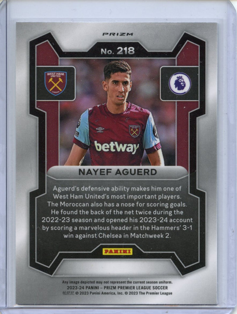 2023-24 Prizm Premier League Nayef Aguerd Breakaway Prizm