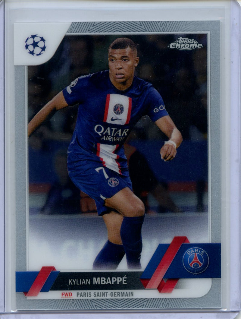 2022-23 Topps Chrome UEFA Kylian Mbappe