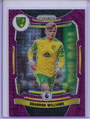2021-22 Panini Prizm Premier League Brandon Williams Purple Mojo Prizm