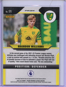 2021-22 Panini Prizm Premier League Brandon Williams Purple Mojo Prizm