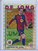 2024-25 Topps Chrome UEFA Club Comps Frenkie de Jong Wave