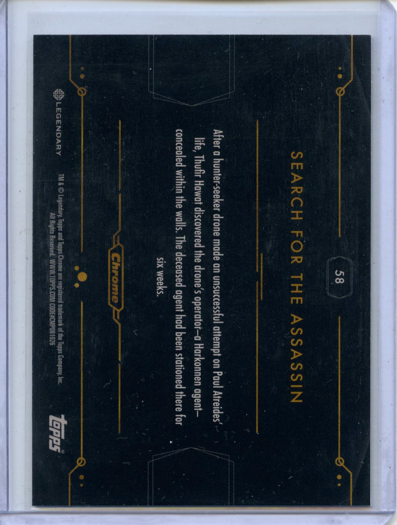 2024 Topps Dune Chrome Search For The Assassin Refractor