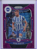2021-22 Panini Prizm Premier League Adam Webster Purple Mojo Prizm