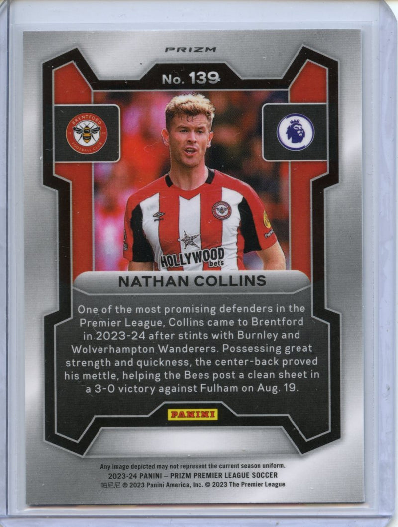 2023-24 Prizm Premier League Nathan Collins Breakaway Prizm