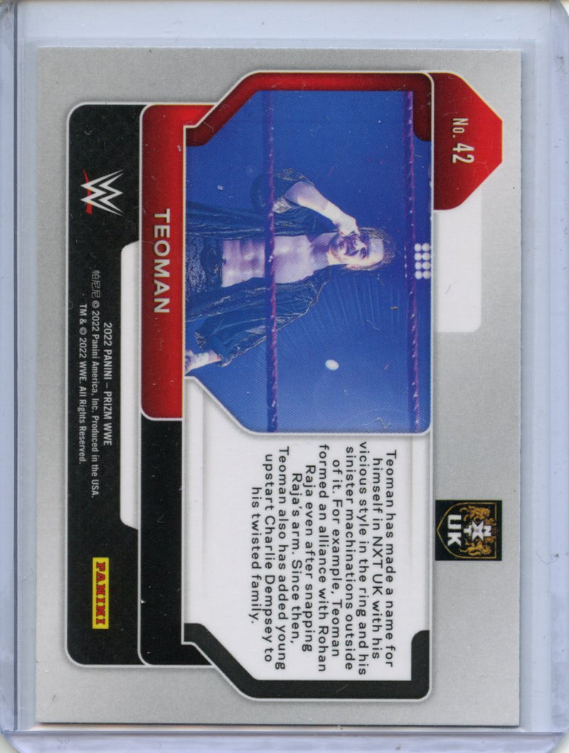 2022 Prizm WWE Teoman