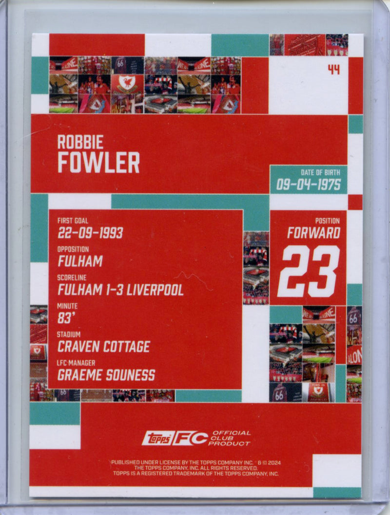 2024-25 Topps Liverpool FC Team Set Robbie Fowler Anfield All Stars