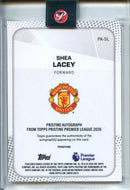 25-26 Pristine EPL Shea Lacey Pristine Autographs