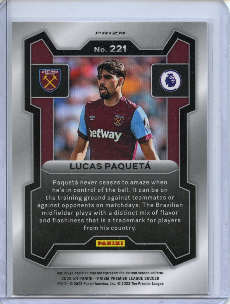 2023-24 Prizm Premier League Lucas Paqueta Breakaway Prizm