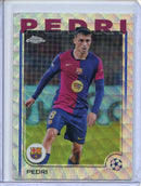 2024-25 Topps Chrome UEFA Club Comps Pedri Wave