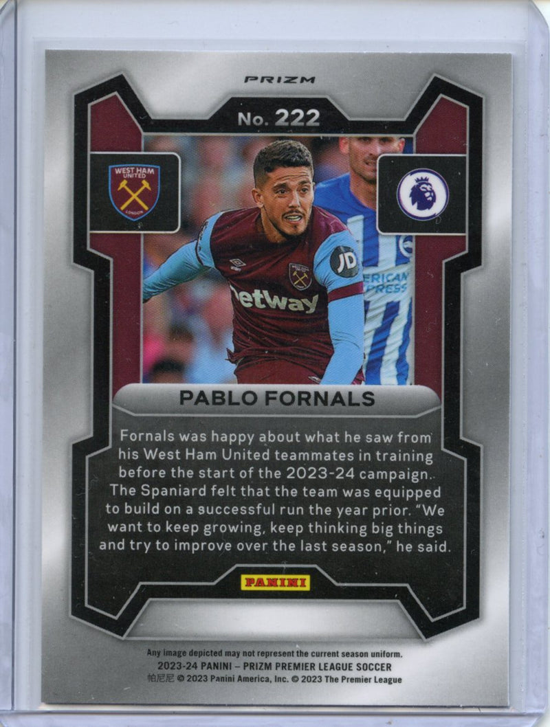 2023-24 Prizm Premier League Pablo Fornals Breakaway Prizm