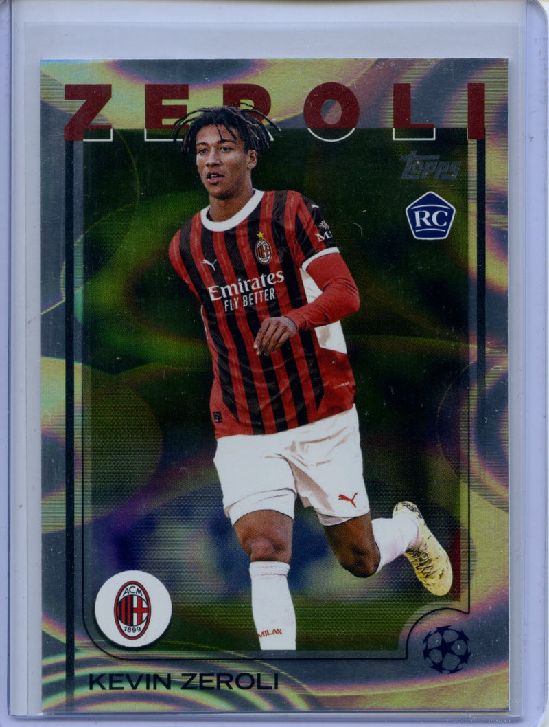 2024-25 Topps UEFA CC Kevin Zeroli Rain Drops