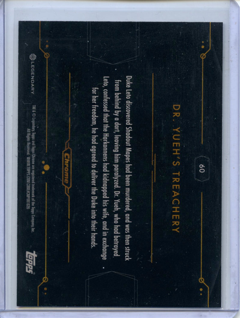 2024 Topps Dune Chrome Dr. Yueh's Treachers Refractor