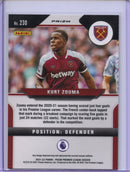 2021-22 Panini Prizm Premier League Kurt Zouma Purple Mojo Prizm