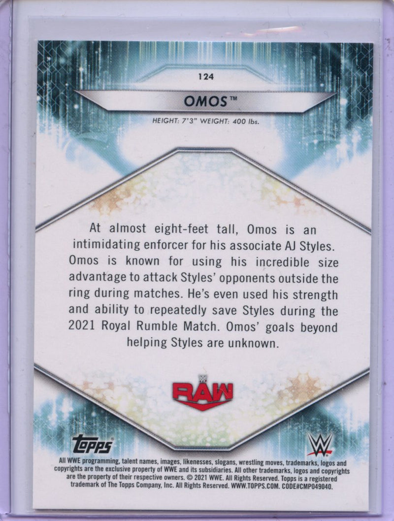 2021 Topps WWE Omos