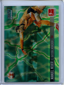2021-22 Topps Bundesliga Stadium Club Chrome Manuel Neuer Aqua Green Electric Charge Refractor 144/175