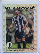 2024-25 Topps Chrome UEFA Club Comps Dusan Vlahovic Wave