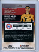 2021-22 Topps Bundesliga Stadium Club Chrome Manuel Neuer Aqua Green Electric Charge Refractor 144/175