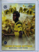 2022-23 Topps Chrome UEFA Jamie Bynoe-Gittens Golazo