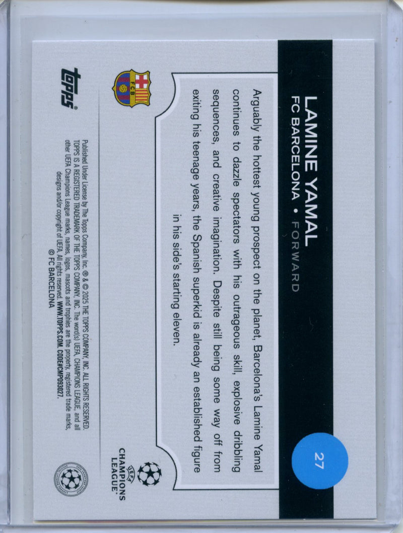 2024-25 Topps UEFA CC Lamine Yamal