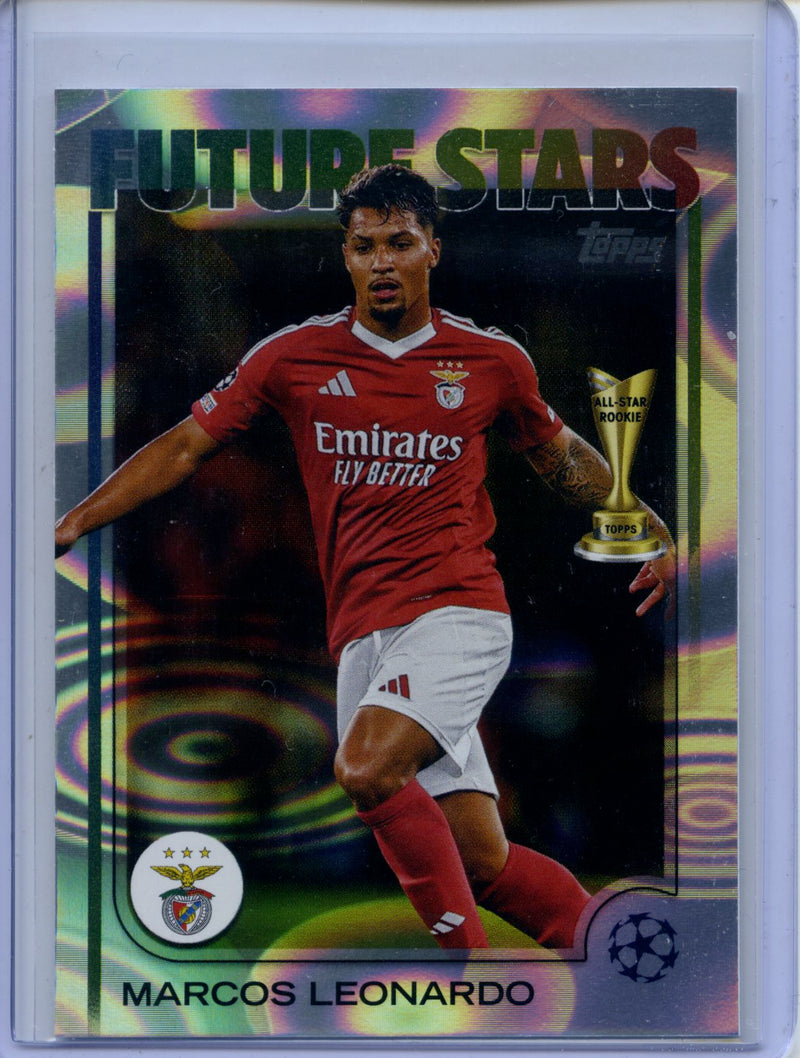 2024-25 Topps UEFA CC Marcos Leonardo Rain Drops