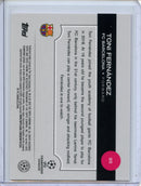 2024-25 Topps Chrome UEFA Club Comps Toni Fernandez Neon Pink Prism 74/175