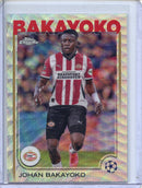 2024-25 Topps Chrome UEFA Club Comps Johan Bakayoko Wave