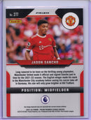 2021-22 Panini Prizm Premier League Jadon Sancho Purple Mojo Prizm