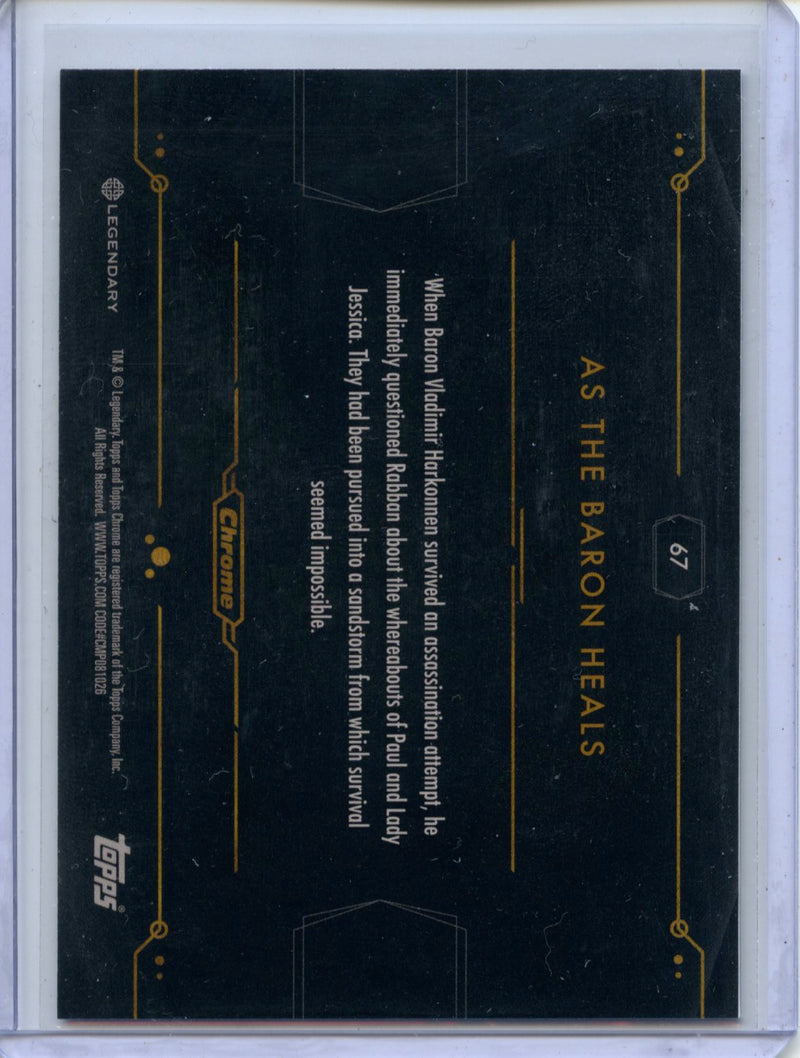 2024 Topps Dune Chrome As The Baron Heals Refractor