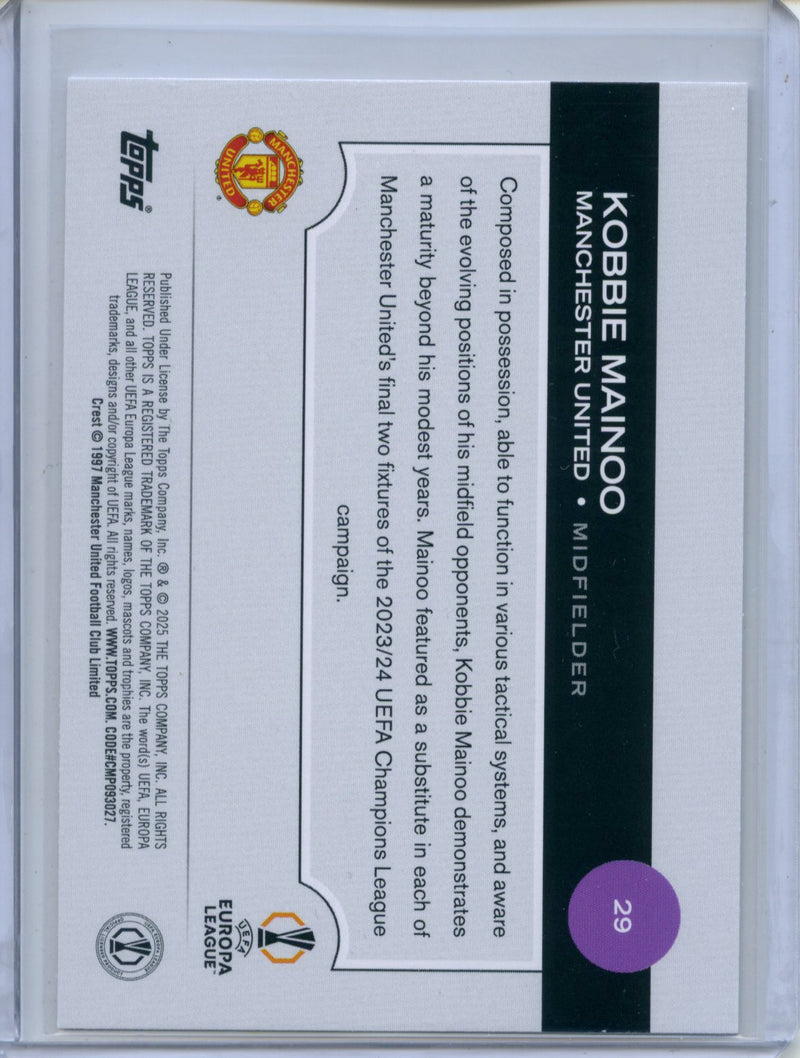 2024-25 Topps UEFA CC Kobbie Mainoo