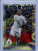 2024-25 Topps UEFA CC Rodrygo Rain Drops