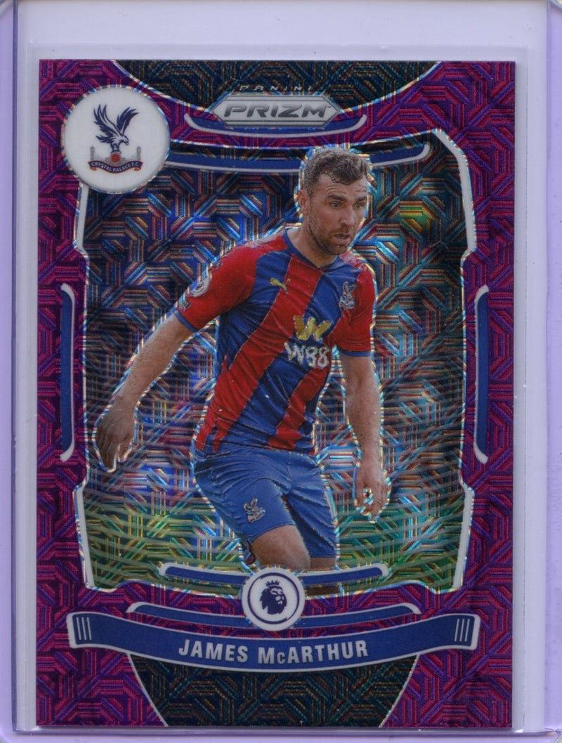 2021-22 Panini Prizm Premier League James Mcarthur Purple Mojo Prizm