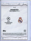 2024-25 Topps Chrome UEFA Club Comps Rodrygo Final Destination