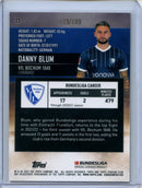 2021-22 Topps Bundesliga Stadium Club Chrome Danny Blum Aqua Refractor 119/199