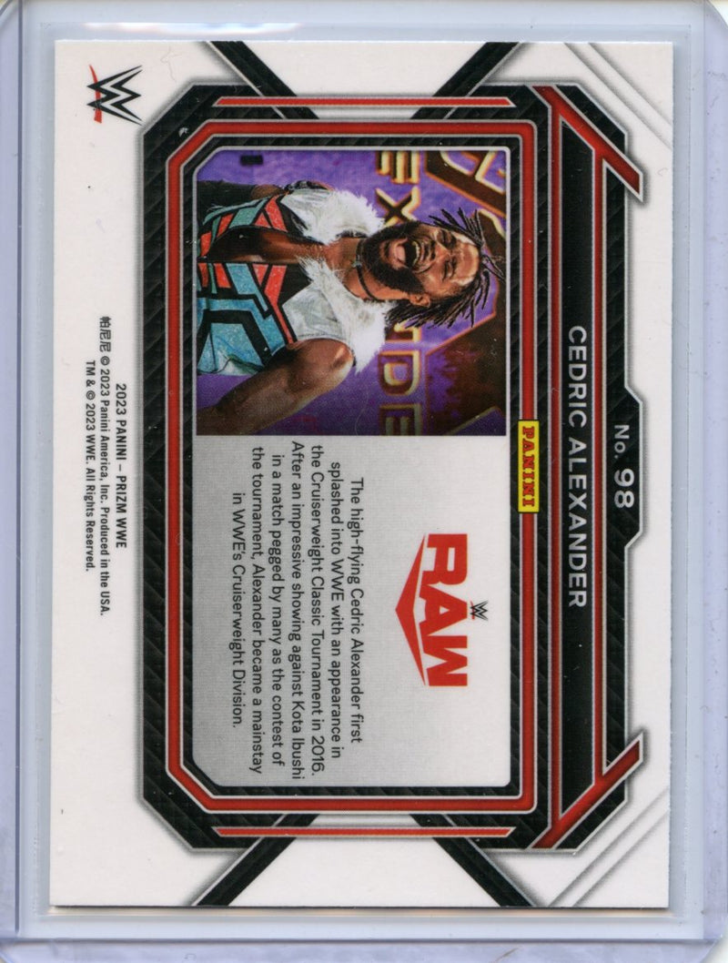 2023 Prizm WWE Cedric Alexander