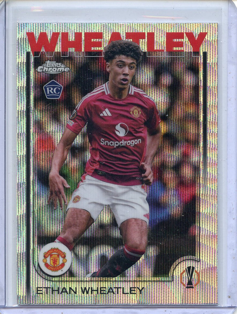 2024-25 Topps Chrome UEFA Club Comps Ethan Wheatley Wave
