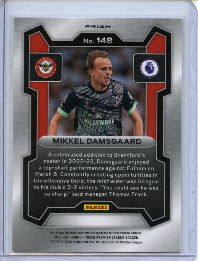 2023-24 Prizm Premier League Mikkel Damsgaard Breakaway Prizm