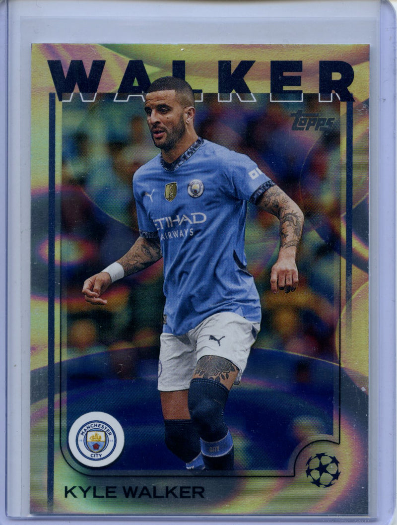 2024-25 Topps UEFA CC Kyle Walker Rain Drops