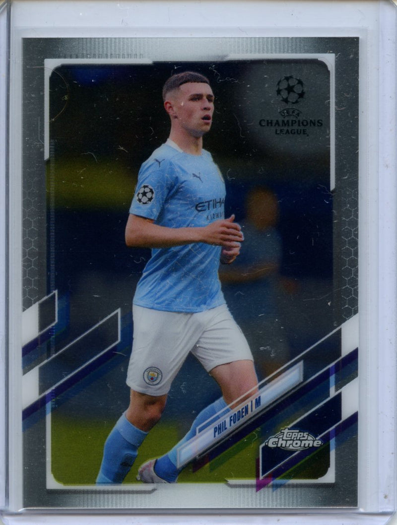 2020-21 Topps Chrome UEFA CL Phil Foden