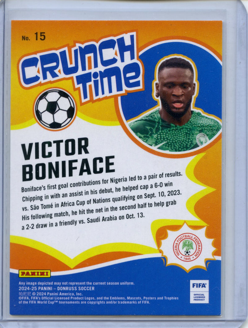 2024-25 Donruss Victor Boniface Crunch Time