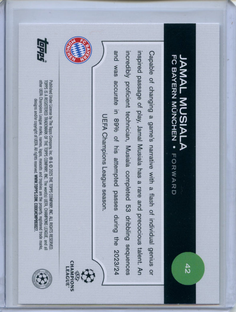 2024-25 Topps UEFA CC Jamal Musiala