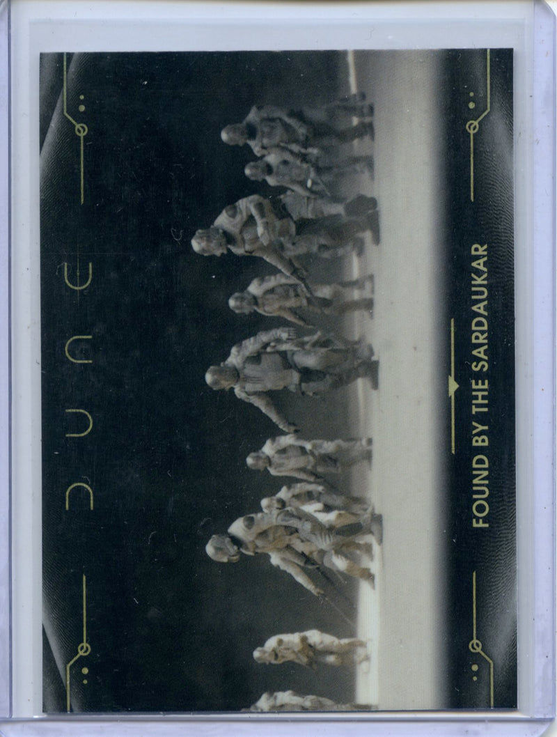 2024 Topps Dune Chrome Found By The Sardaukar Refractor