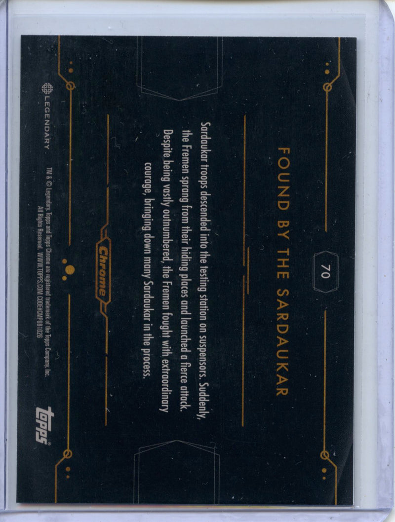 2024 Topps Dune Chrome Found By The Sardaukar Refractor