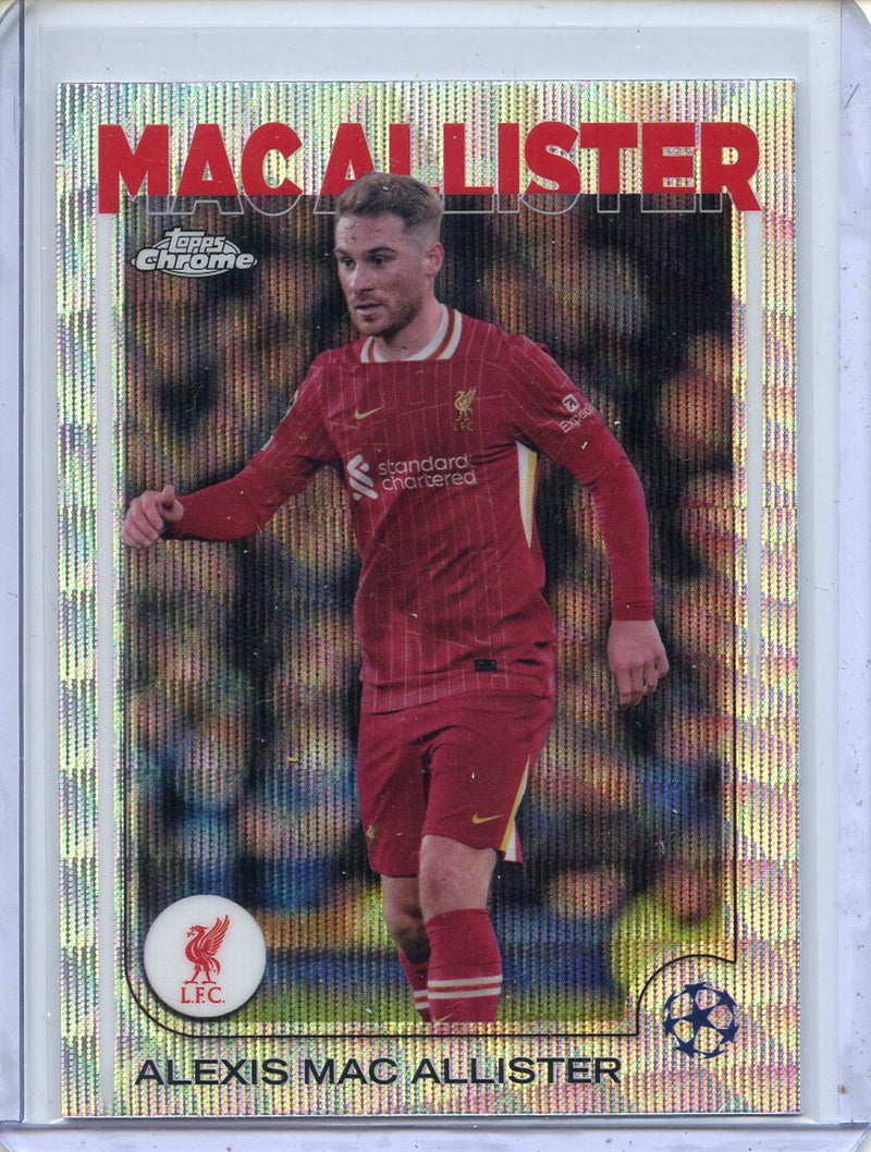 2024-25 Topps Chrome UEFA Club Comps Alexis Mac Allister Wave
