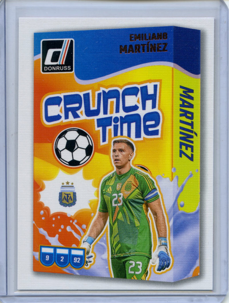 2024-25 Donruss Emiliano Martinez Crunch Time